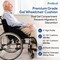 Proheal Gel Infused Foam Wheelchair Seat Cushion w/ Coccyx Cutout -24" x 20" x4 in PH-75009CX - alternate 3